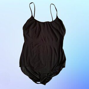 Lands End Black One Piece Women’s Bathing Suit Sz 18
